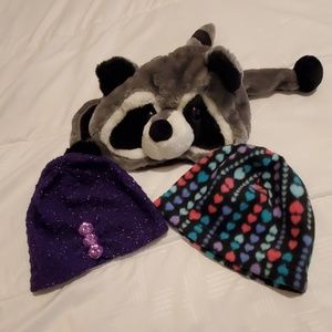 3 Winter Hats Toddler Girl